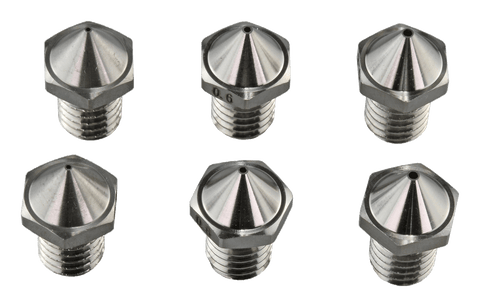 Set ugelli in acciaio Flashforge Creator 3 Pro / Creator 4 – 0,4/0,6/0,8 mm (confezione da 6)