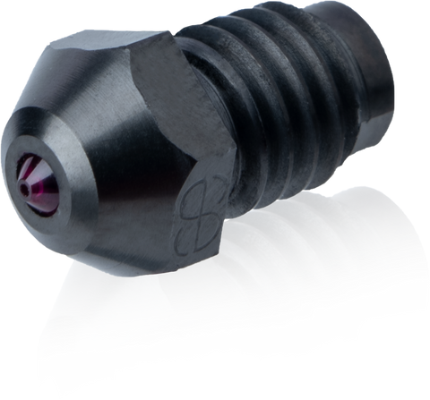 Ugello Phaetus PS in acciaio temprato con rubino V2 0,4 mm – 1,75 mm