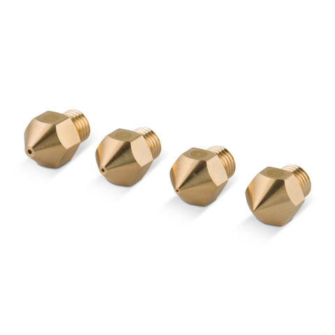 Set di ugelli in ottone PrimaCreator CR-10S Pro – 4 pezzi (0,20 / 0,40 / 0,60 / 0,80 mm)