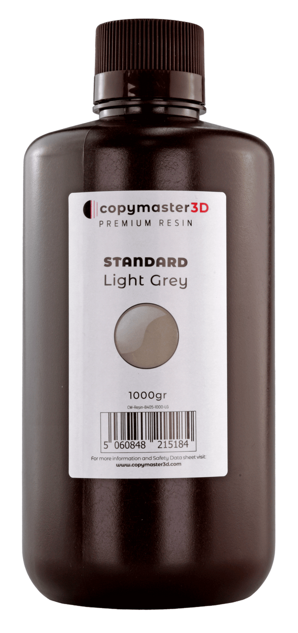 Copymaster3D Standard UV-Resina 1 kg Grigio chiaro