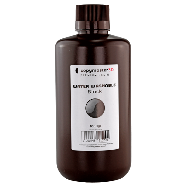 Resina UV lavabile con acqua Copymaster3D - 1000 ml - Nero