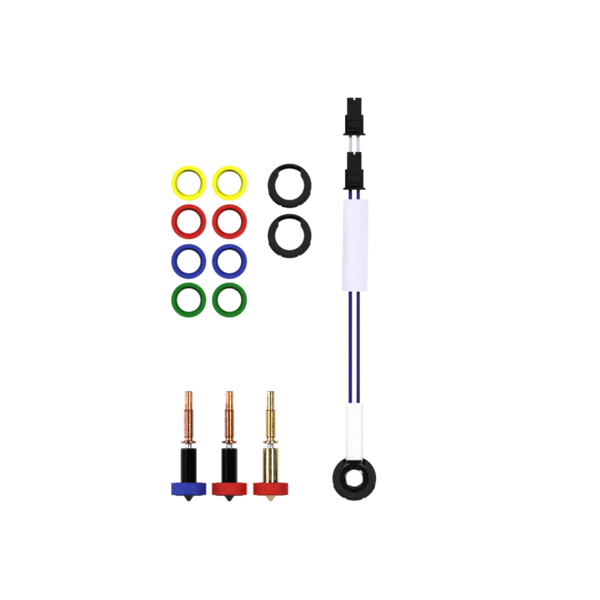 Kit lato caldo E3D Revo™ High Flow X – Ugelli ObXidian, resistente all'abrasione e ad alto flusso