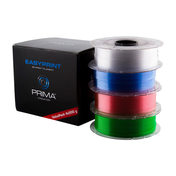 Pacco Valore Filamento PETG 1,75 mm - 4x 500 g in colori