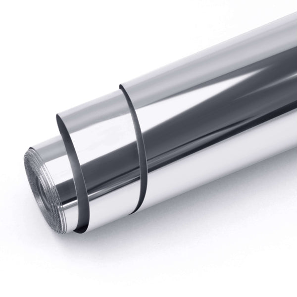 Vinile adesivo permanente specchio metallico per progetti