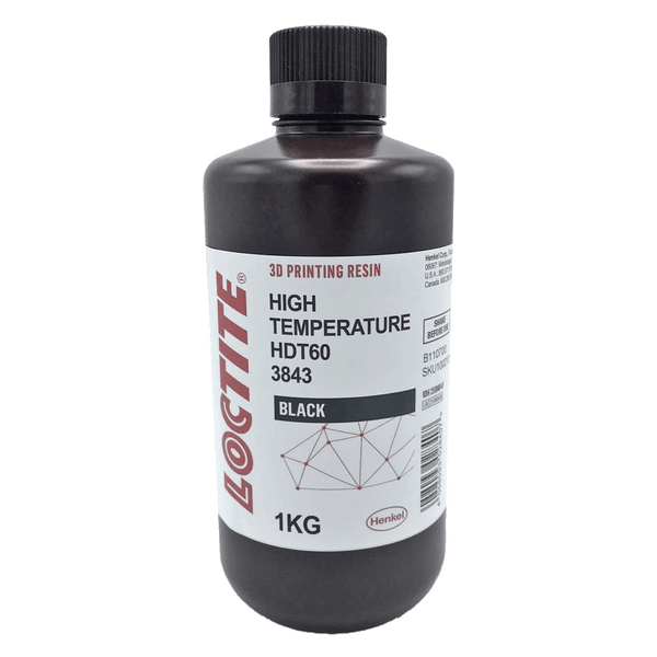 Loctite 3D 3843 HDT60 Resina Nera Opaca – 1kg