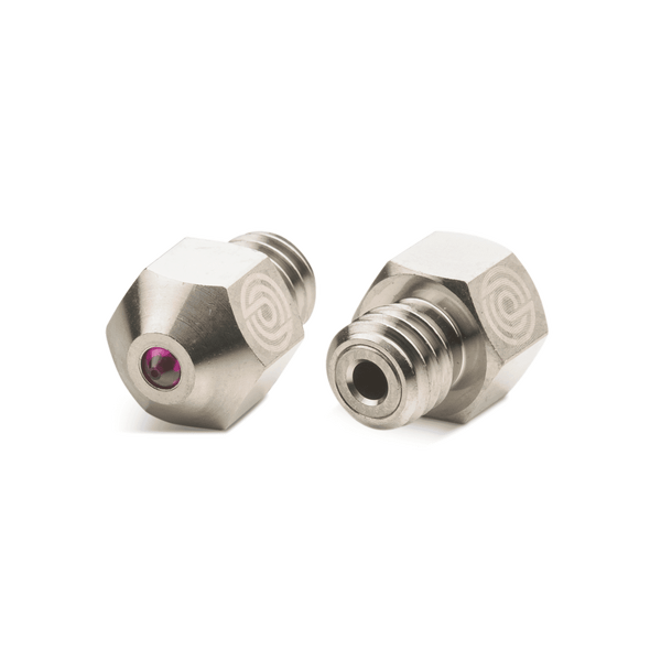Ugello in rame MK8 con rubino 0,4 mm - 1 pezzo
