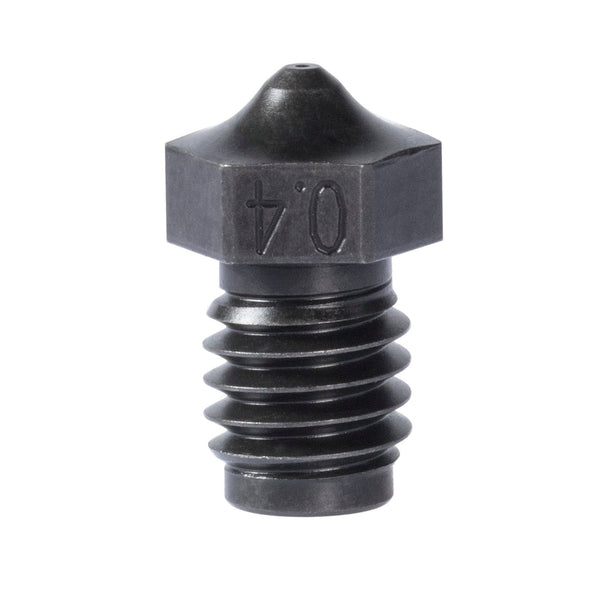 Ugello in acciaio temprato Phaetus PS M6 0,4 mm per filamento 1,75 mm - 1 pezzo