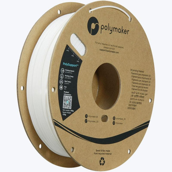 Polymaker PolySupport – Filamento di supporto staccabile 1,75 mm, 750 g