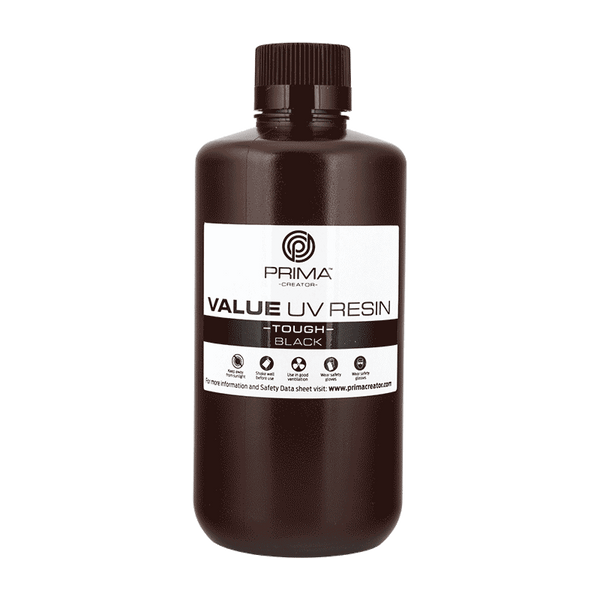 PrimaCreator Value Resina UV Dura (Simile ABS) - 1 kg - Nero
