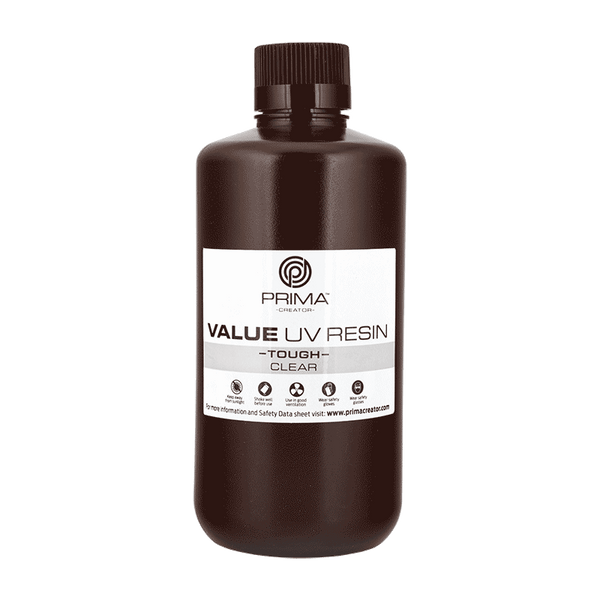 PrimaCreator Value Resina UV Dura (Simile ad ABS) - 1 kg - Trasparente