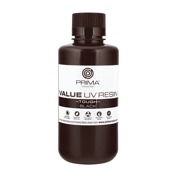PrimaCreator Value Resina UV Dura (Simile ABS) - 500 g - Nero
