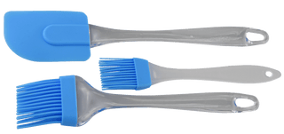 Silikon-Spachtel und Pinsel Set, 3-teilig
