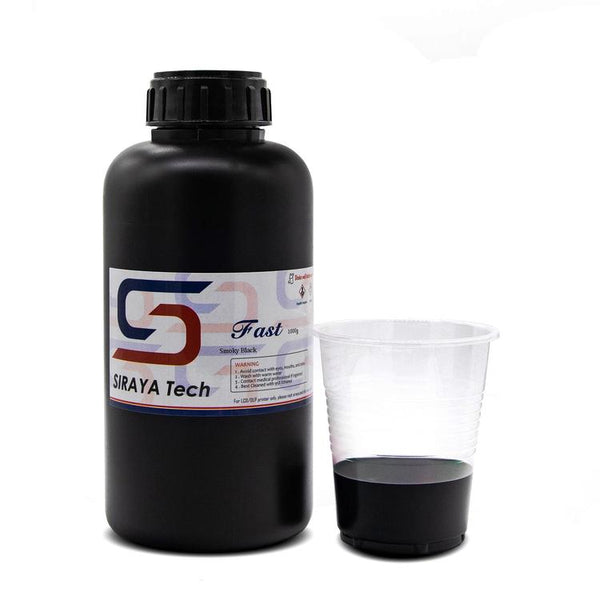Resina Siraya Tech Fast simile all'ABS – 1 kg – Nero Fumé