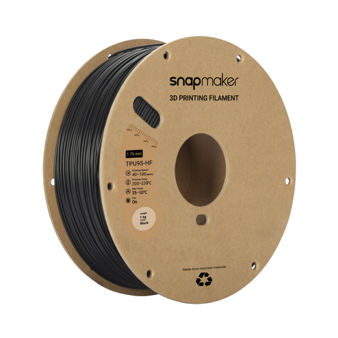 Snapmaker TPU95 ad alto flusso nero 1 kg