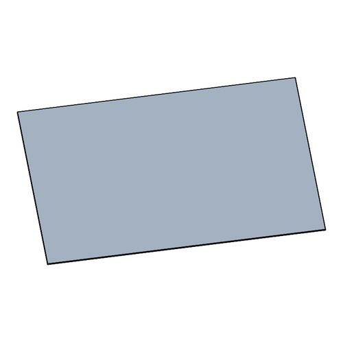 Piastra in vetro Mingda 1300x810mm – Ricambio per MD-C02
