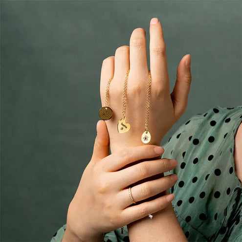 Ciondoli a forma di cuore xTool - Oro, Argento, Oro rosa - 30 pezzi